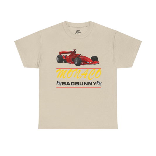 MOST WANTED TOUR - MONACO RACE CAR TOUR DATES NATURAL COTTON TEE