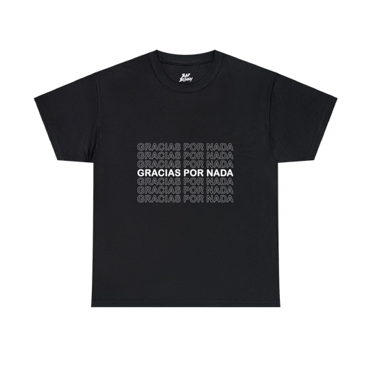 MOST WANTED TOUR - GRACIAS POR NADA TOUR DATES BLACK COTTON TEE