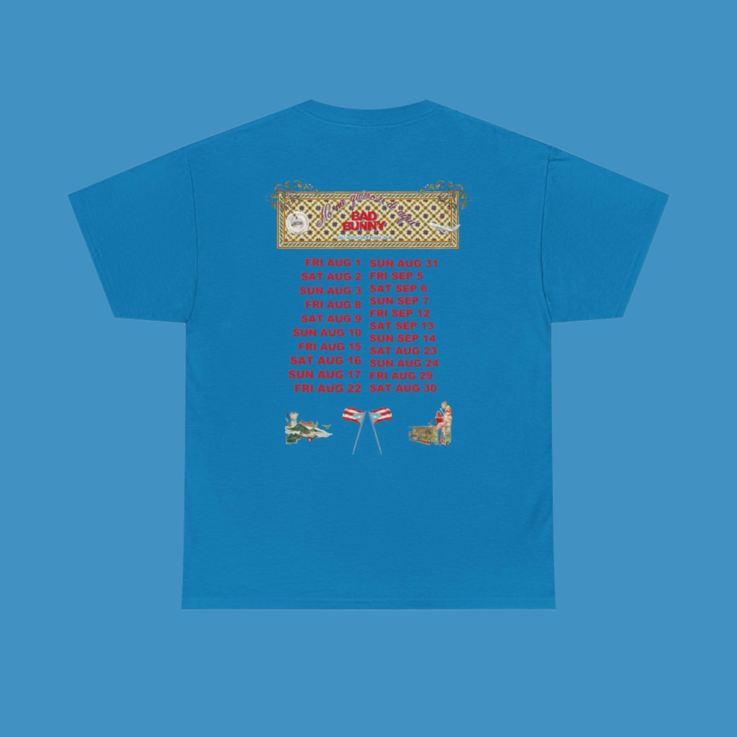 DTMF Merch - Blue Concho Tour Dates T-Shirt
