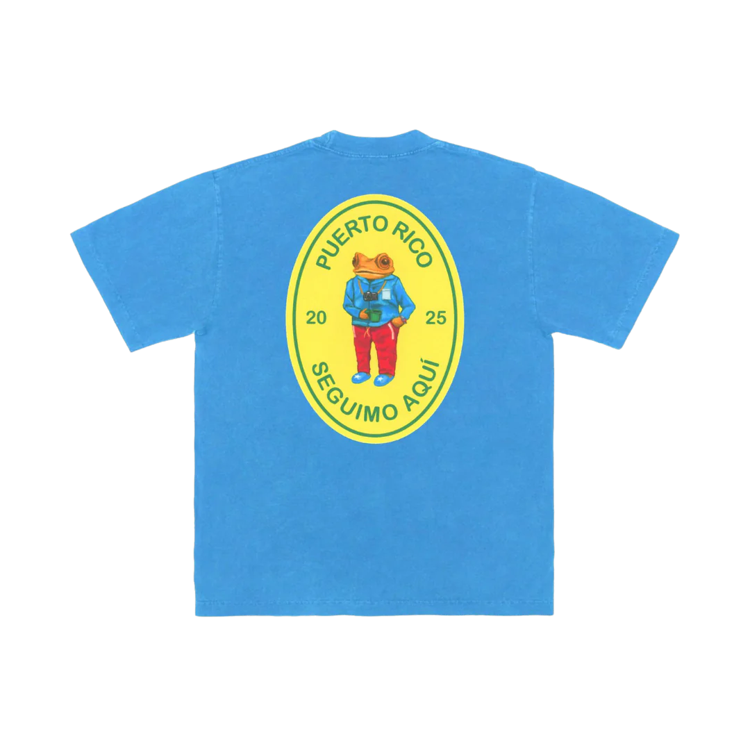 BAD BUNNY MERCH - DTMF Blue Concho T-Shirt