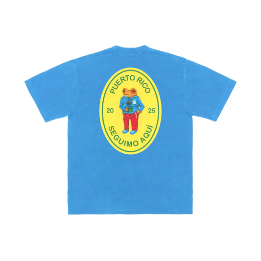 BAD BUNNY MERCH - DTMF Blue Concho T-Shirt