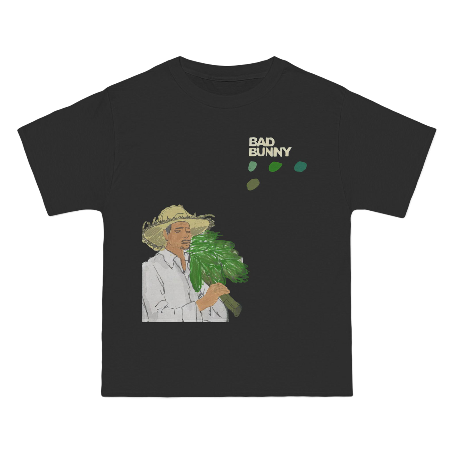 BAD BUNNY MERCH - DTFM Black El Jibaro Shirt