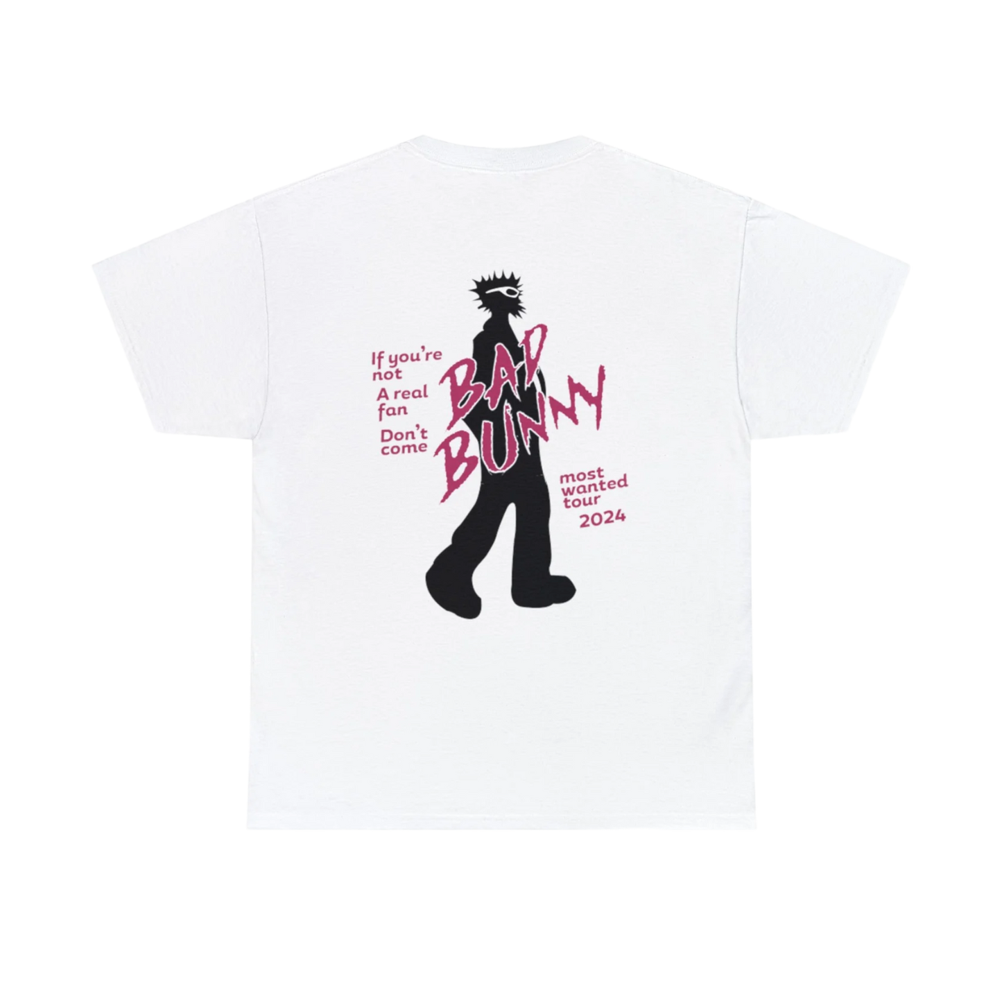 MOST WANTED TOUR - SIGNATURE REAL FAN WHITE COTTON TEE